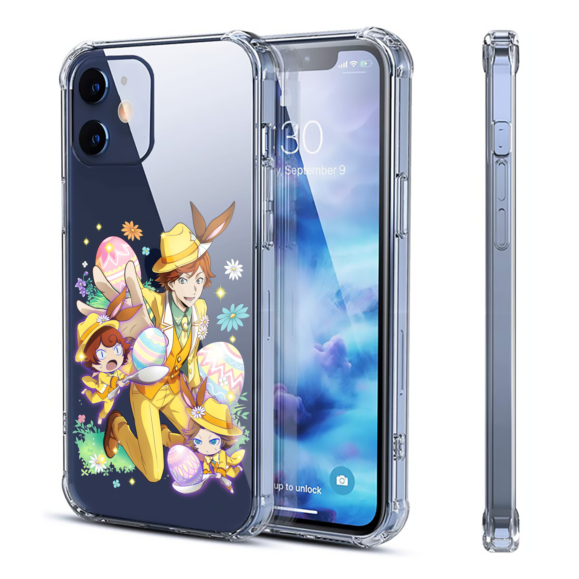 （画像用） 文豪ストレイドッグス Bungo Stray Dogs 【iPhone 12シリーズ対応】透明スマホケース（クリアソフトケース）